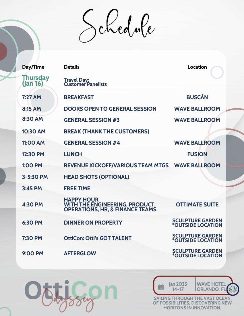 Schedule 3